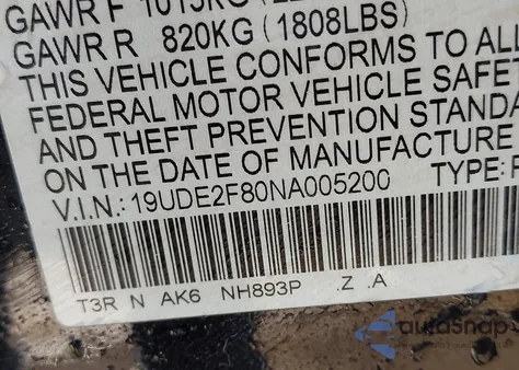 2022 Acura Ilx Premium A-Spec Packages/Technology A-Spec Packages z USA, uszkodzony, nr VIN 19UDE2F80NA005200